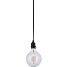 Batteridriven - Svarta Taklampor House Doctor Coso Pendellampa ∅ 12.5cm