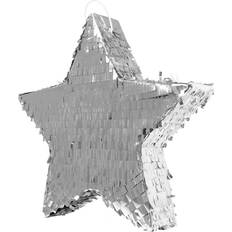 Folat Pinata and Pinata Sticks Star Silver