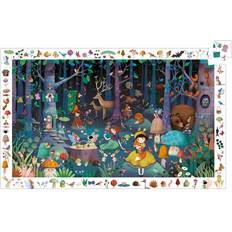 Djeco Puslespil Djeco Puzzle Observation Enchanted Forest 100 Brikker