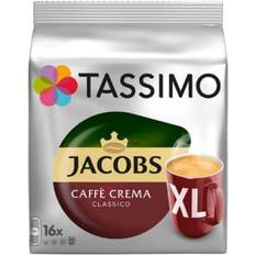 Tassimo Kaffekapsler Tassimo Jacobs Caffé Crema Classico XL 132.8g 16stk