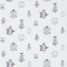 Ralph Lauren Home Tapete Rowthorne Crest Captain blu