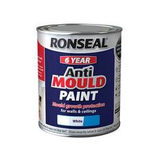 Ronseal Anti Mould Takfärg, Väggfärg Vit 2.5L