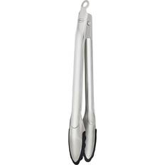 Silver Cooking Tongs Rösle Locking Cooking Tong 30cm