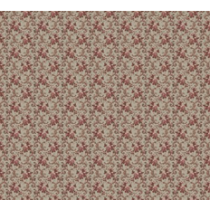 Lim & Handtryck Grå Tapeter Lim & Handtryck Hovdala blomma - Grey/Red (x112-30)