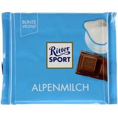 Cheap Chocolates Ritter Sport Alpine Milk Chocolate 100g