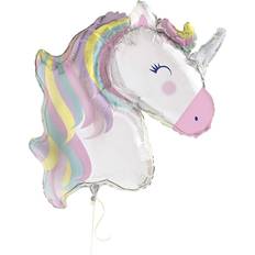 White Foil Balloons Unique Party Foil Ballon Unicorn Shape