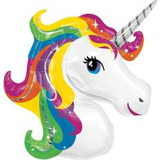 Childrens Party Animal & Character Balloons Amscan Foil Ballon SuperShape Rainbow Unicorn