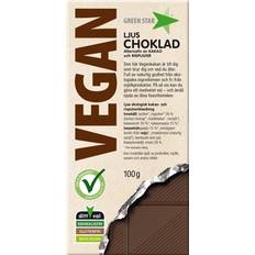 Star vegan Green Star Vegan Ljus Choklad 100g