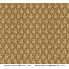 Lim & Handtryck Liljor - Oliv/Gold (x122-55)