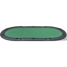 Sports de Table 10-Player Fold-able Poker Tabletop Blue