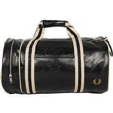 Fred Perry Classic Barrel Bag - Black/Ecru