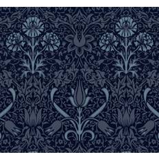 Lim & Handtryck Blå Tapeter Lim & Handtryck Florian - Dark Blue/Blue (x102-44)