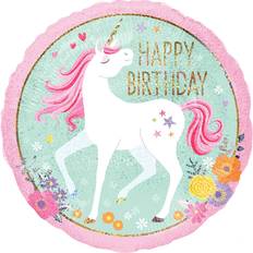 Amscan Foil Ballon Standard Holographic Magical Unicorn