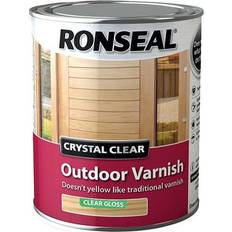 Paint Ronseal Crystal Clear Outdoor Varnish Wood Protection Transparent 0.25L