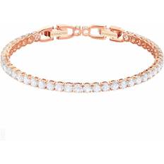 Swarovski Tennis Deluxe Bracelet - Rose Gold/White