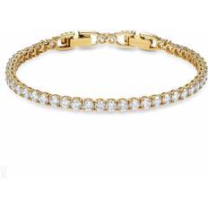 Swarovski tennis bracelet Swarovski Tennis Deluxe Bracelet - Gold/Transparent