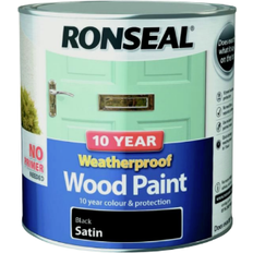 Paint Ronseal 10 Year Weatherproof Wood Paint Black 2.5L