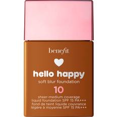 Benefit Hello Happy Soft Blur Foundation SPF15 PA+++ #10 Deep Warm