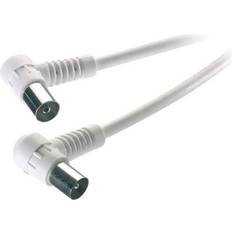 Vivanco Angled Antenna Coaxial M-F 90dB 1.5m
