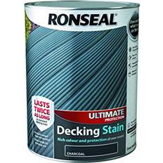 Snickerifärg svart matt Ronseal Decking Rescue Träfärg Svart 5L