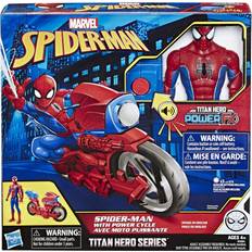 Titan hero power fx Hasbro Marvel Spider Man Titan Hero Series Spider Man with Power FX Cycle E3364