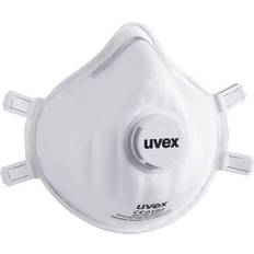 15-pakke Mundbind & Åndedrætsværn Uvex Silver-Air Classic 22310 8732310 Dust Cover Mask with Valve FFP3 15-pack