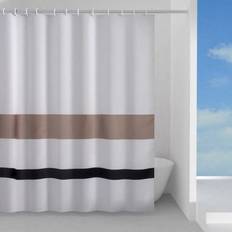 Hefe Tenda Doccia Living Beige/Bianco/Nero L 120 x H 200 cm