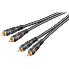 Goobay Gold 2RCA - 2RCA 1.5m