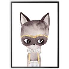 XO Posters Cat with Mask Poster