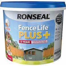 Ronseal Fence Life Plus Wood Paint Green 9L