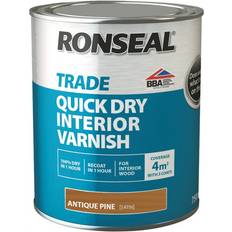 Ronseal Quick Dry Interior Varnish Holzschutzmittel Antique Pine 0.75L
