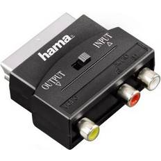 Adapter scart till rca Hama Scart-3RCA Adapter M-F