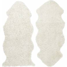 Skinnwille Curly Vit 60x135cm