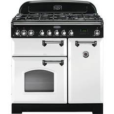 Rangemaster CDL90DFFWH/C Classic Deluxe 90cm Dual Fuel White