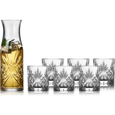 Lyngby Glas et verres À eau Melodia 7 pièces Cristal Carafe d'Eau 7pcs 1L