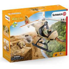 Løve Legesæt Schleich Dyreredning Helikopter 42476