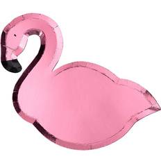 Meri Meri Plates Flamingo Pink 8-pack