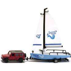 Siku auto mercedes ja purjevene 1:55