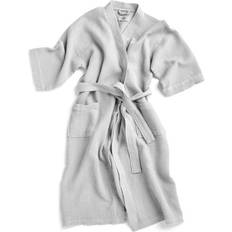 Grå - Herre Nattøy Hay Waffle Bathrobe - Grey