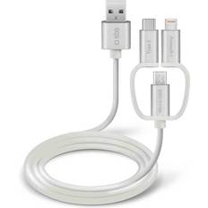 SBS USB A-Lightning/USB B Micro/USB C 1.2m