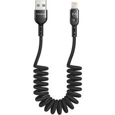 Coiled USB A-Lightning