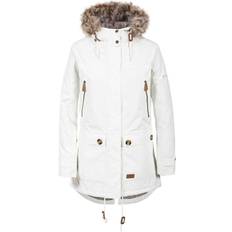 Trespass Impermeabile Imbottita Donna Bianco - Crema