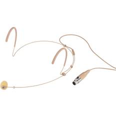 Monacor HSE-132/SK Spraakmicrofoon Headset Zendmethode:Kabelgebonden Incl. windkap Mini-XLR Kabelgebonden