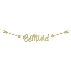 Valentinsdag Guirlander PartyDeco Garlands Sweet Love - Be Mine! Gold