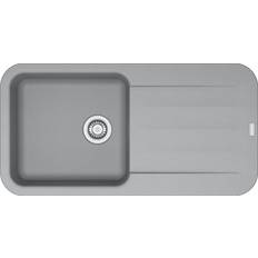 Franke Grey Drainboard Sinks Franke Pebel PBG 611-97 (114.0567.487)