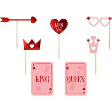 Verloving Feestartikelen PartyDeco Photo booth Props "Love is in the Air"