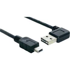 DeLock Easy-USB USB A (angled) - USB Mini-B 2.0 1m