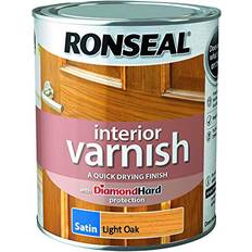 Ronseal Beige - Indoor Use Paint Ronseal Quick Dry Interior Varnish Wood Protection, Wood Paint Beige 0.75L