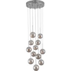 Glas - Inomhusbelysning - Mässing Pendellampor Globen Lighting Skyfall Pendellampa 30cm