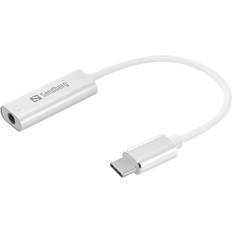 Usb minijack Sandberg USB C - 3.5mm M-F Adapter